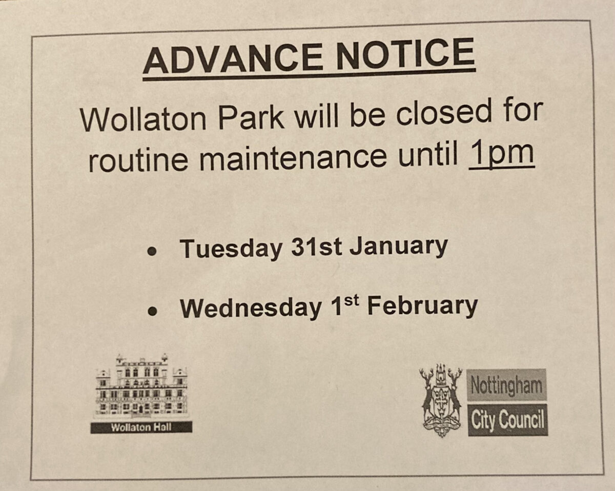 Park Closed
