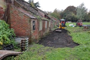 preparing bothy path