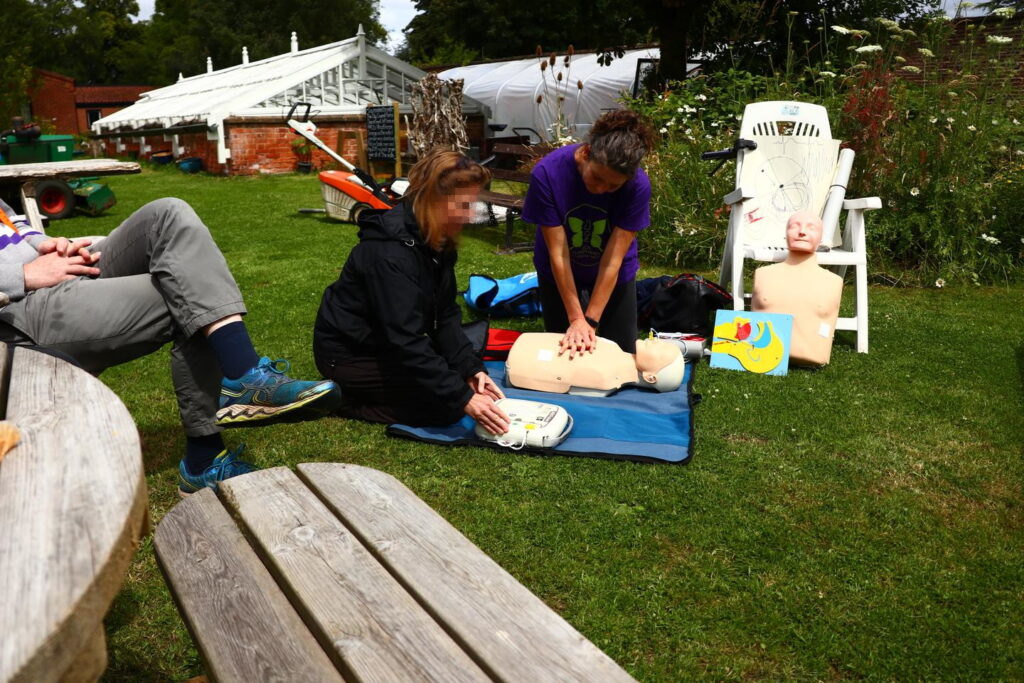 Defib training