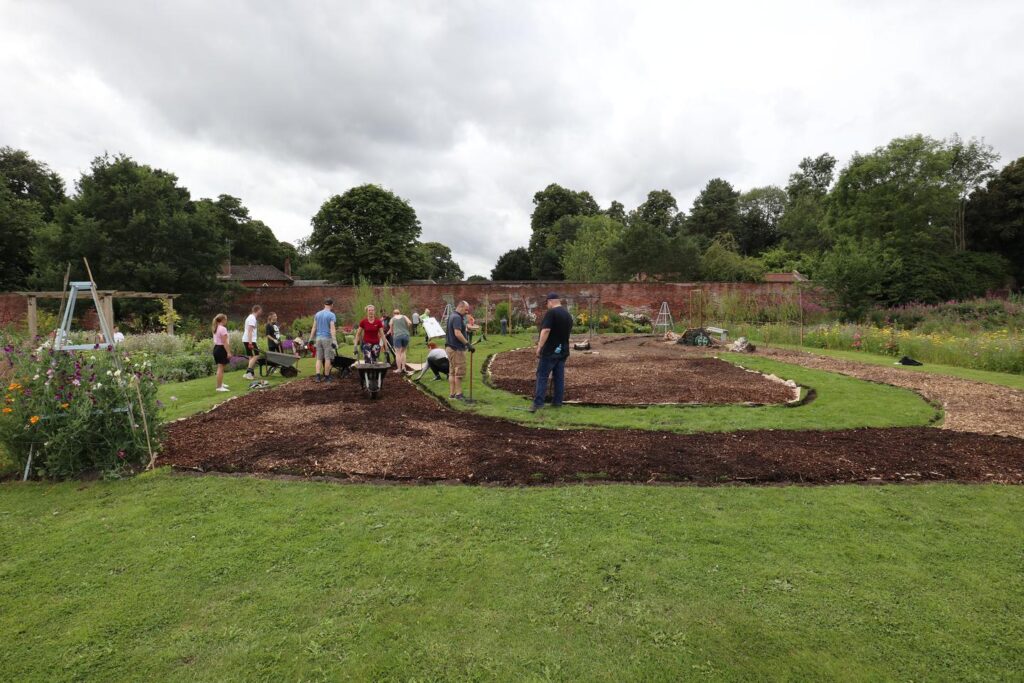 sensory garden build