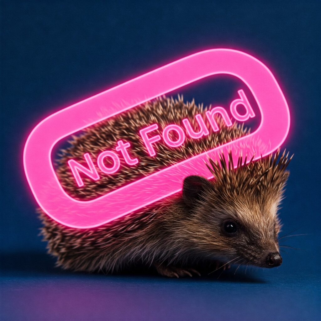 Hedgehog not found.