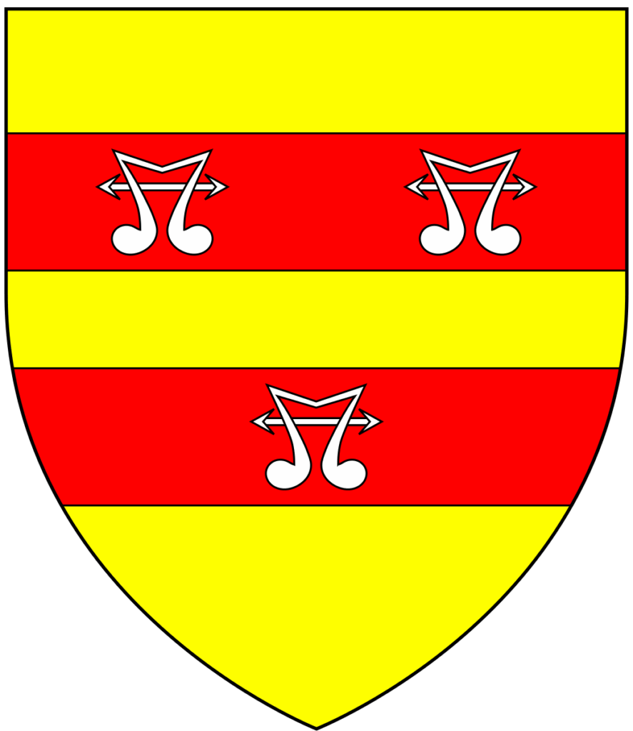 Canting arms of Bugg of Willoughby on the Wolds,