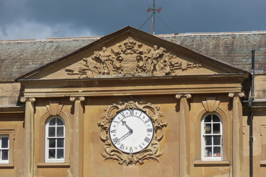 Stable Block Clock and Coat of Arms