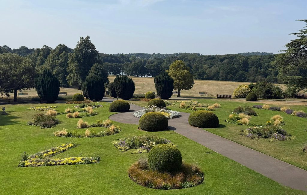 Formal Garden from Camelia House Roof