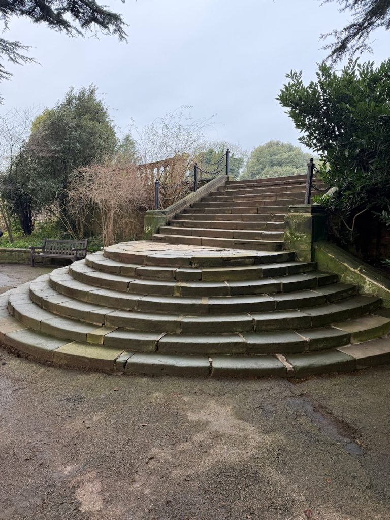 Sweeping the Long Border & Steps