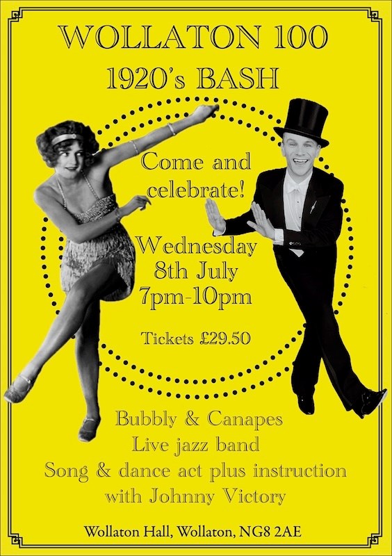 Wollaton 100 Bash Poster
